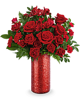 Teleflora's All My Rouge Bouquet